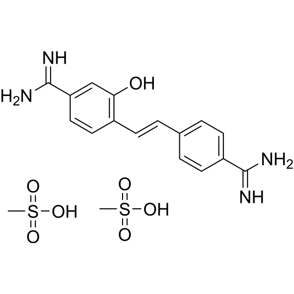 Hydroxystilbamidine bis(methanesulfonate) 223769-64-0